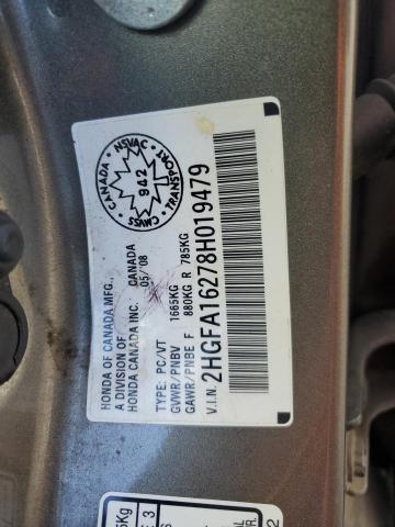 2008 HONDA CIVIC DX  