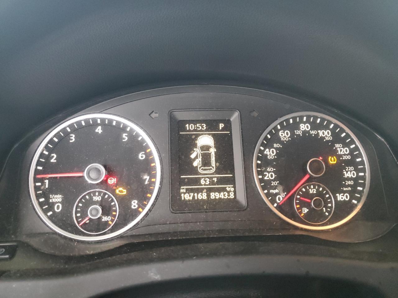 2015 Volkswagen Tiguan S VIN: WVGAV7AX8FW522189 Lot: 70723345