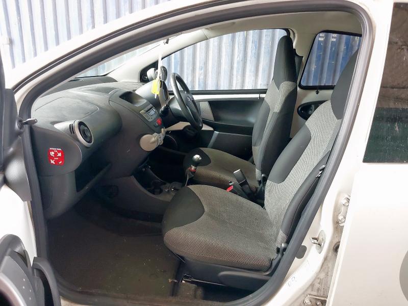 2013 TOYOTA AYGO FIRE