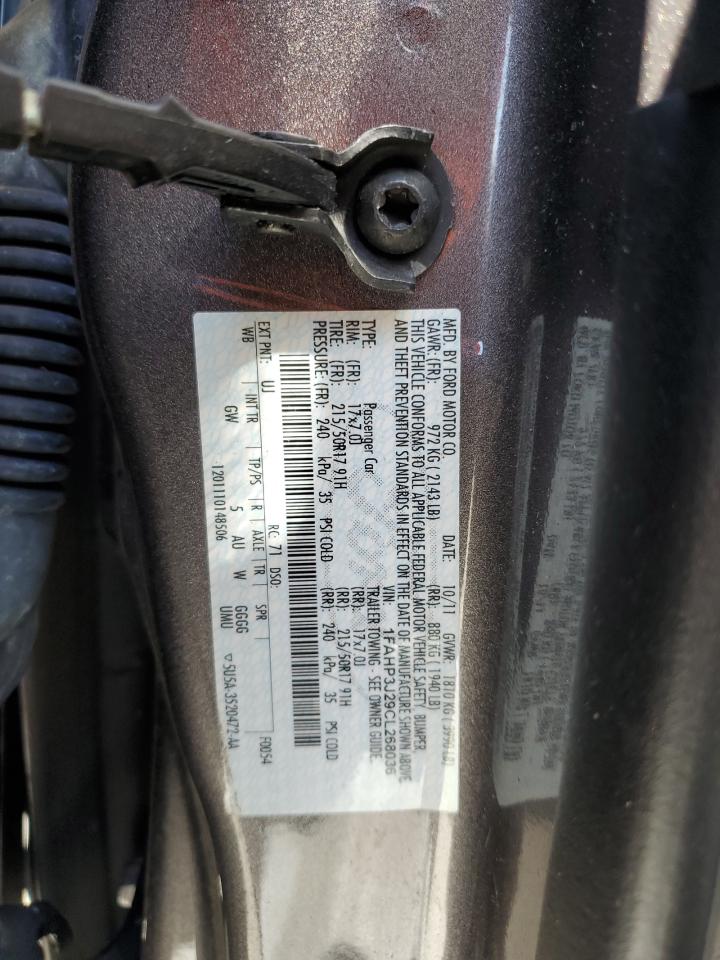 2012 Ford Focus Titanium VIN: 1FAHP3J29CL268036 Lot: 70782895