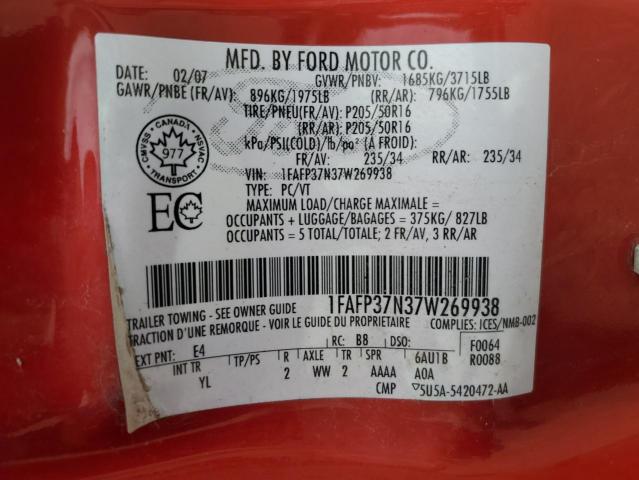 2007 FORD FOCUS ZX5  