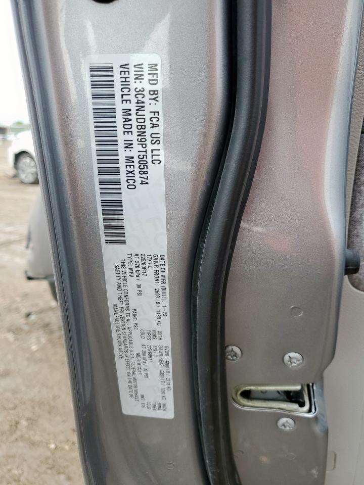 2023 Jeep Compass Latitude VIN: 3C4NJDBN9PT505874 Lot: 69916775