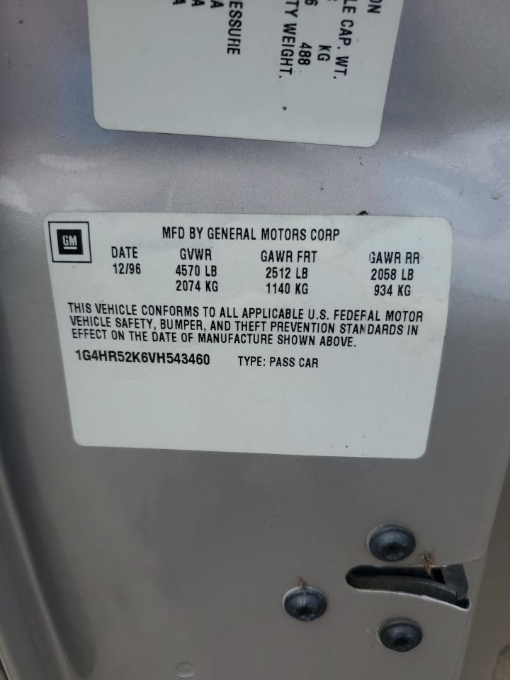 1997 Buick Lesabre Limited VIN: 1G4HR52K6VH543460 Lot: 68851625