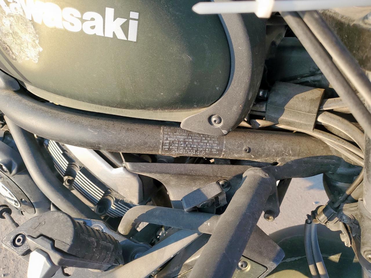 2019 Kawasaki En650 D VIN: JKAENED13KDA14152 Lot: 67997885