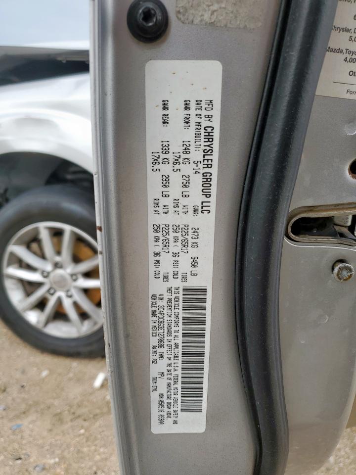 2014 Dodge Journey Sxt VIN: 3C4PDCBG3ET270686 Lot: 69118005