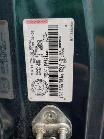 2001 TOYOTA ECHO   