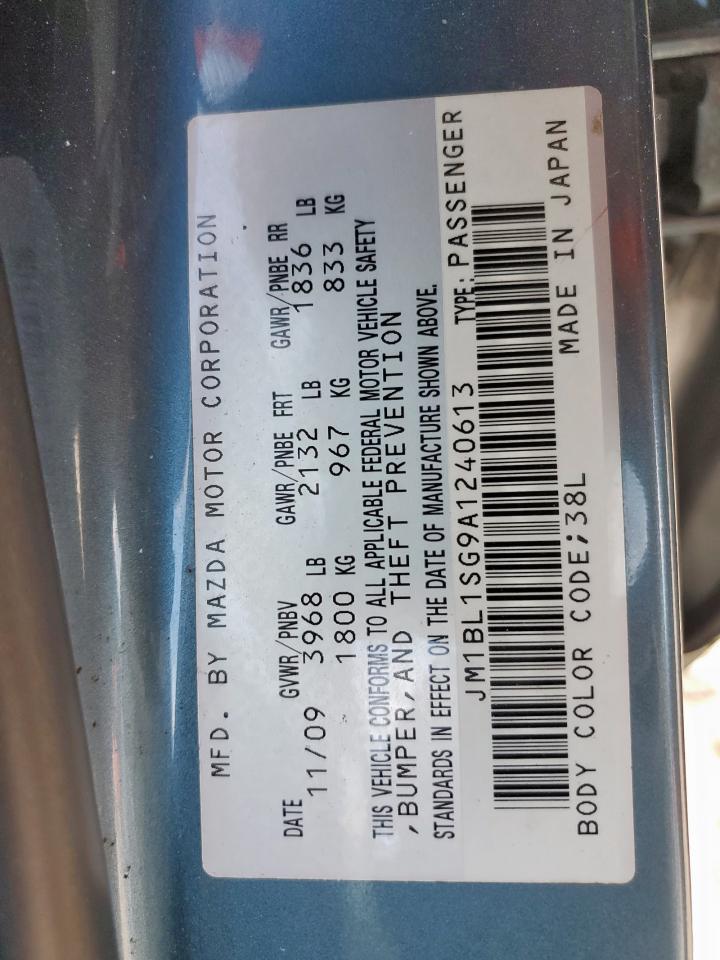 2010 Mazda 3 I VIN: JM1BL1SG9A1240613 Lot: 69858465
