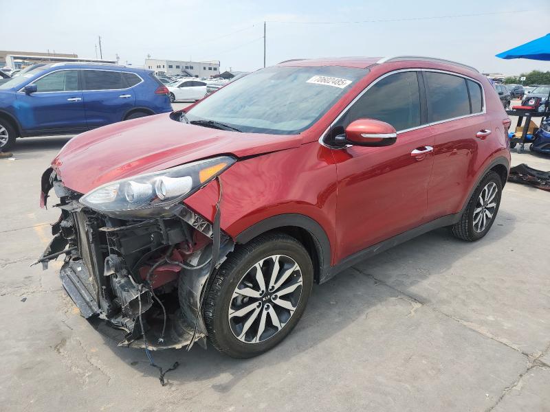  KIA SPORTAGE 2018 Бордовый