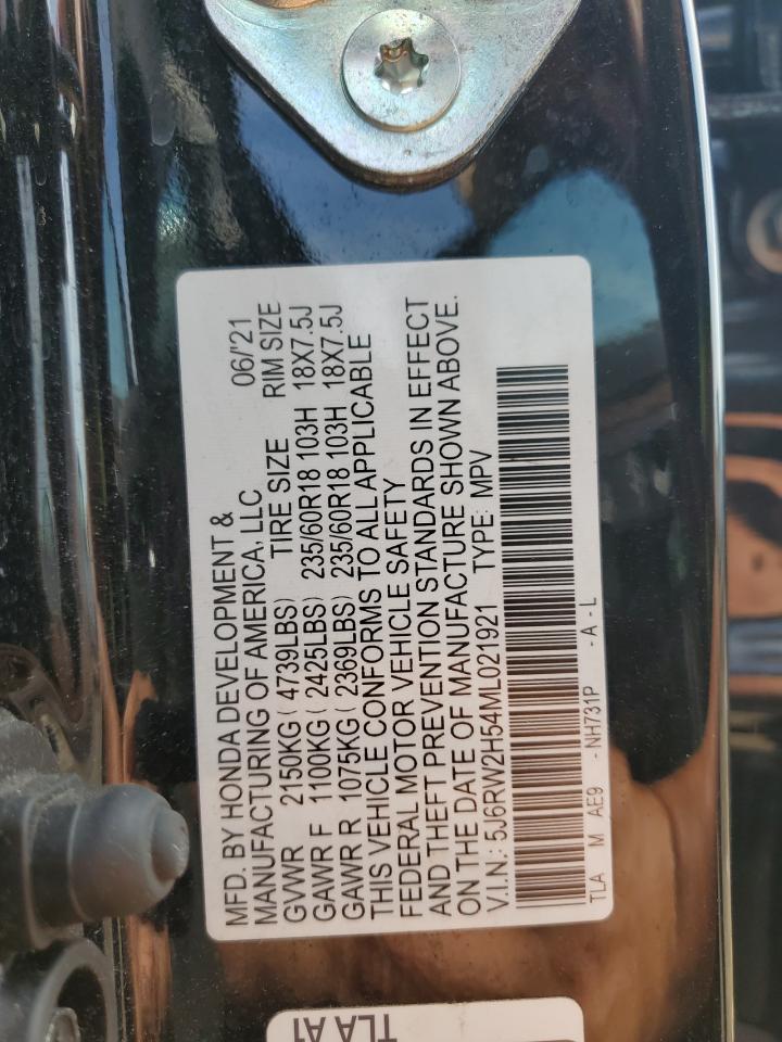 2021 Honda Cr-V Ex VIN: 5J6RW2H54ML021921 Lot: 70472115