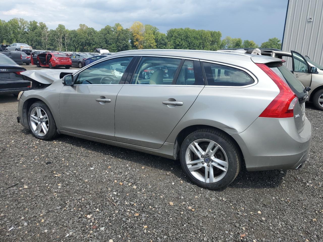 2015 Volvo V60 Premier+ silver null gas YV140MEC6F1213821 photo #3