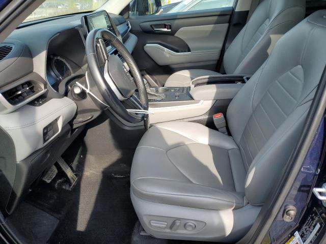  TOYOTA HIGHLANDER 2022 Granatowy