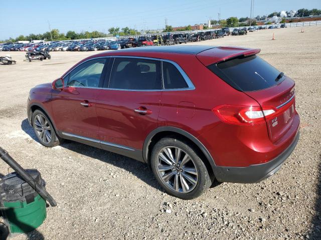 Паркетники LINCOLN MKX 2016 Красный