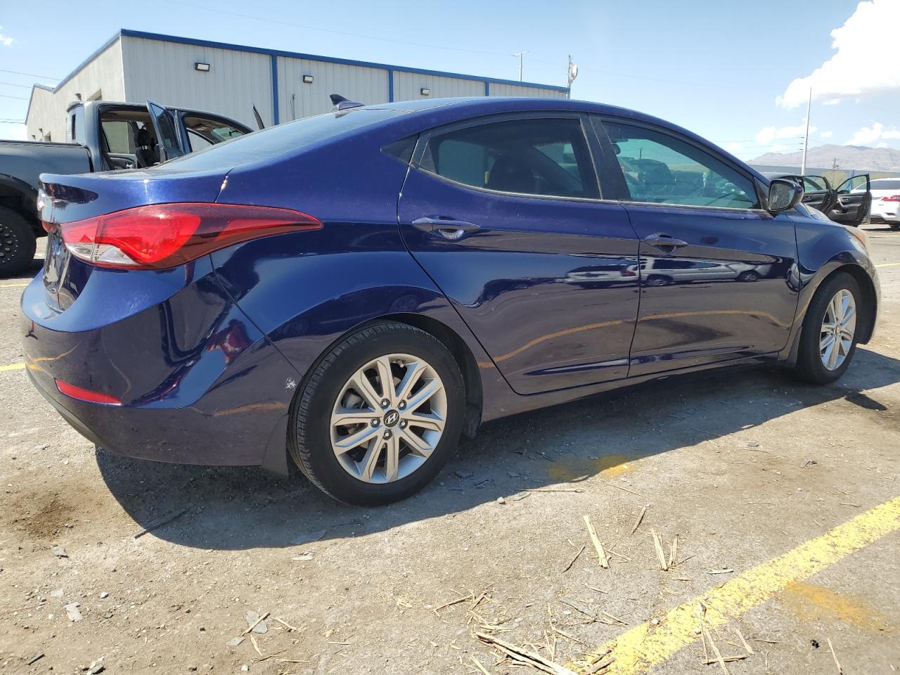 2014 Hyundai Elantra Se blue null gas 5NPDH4AE5EH541924 photo #4