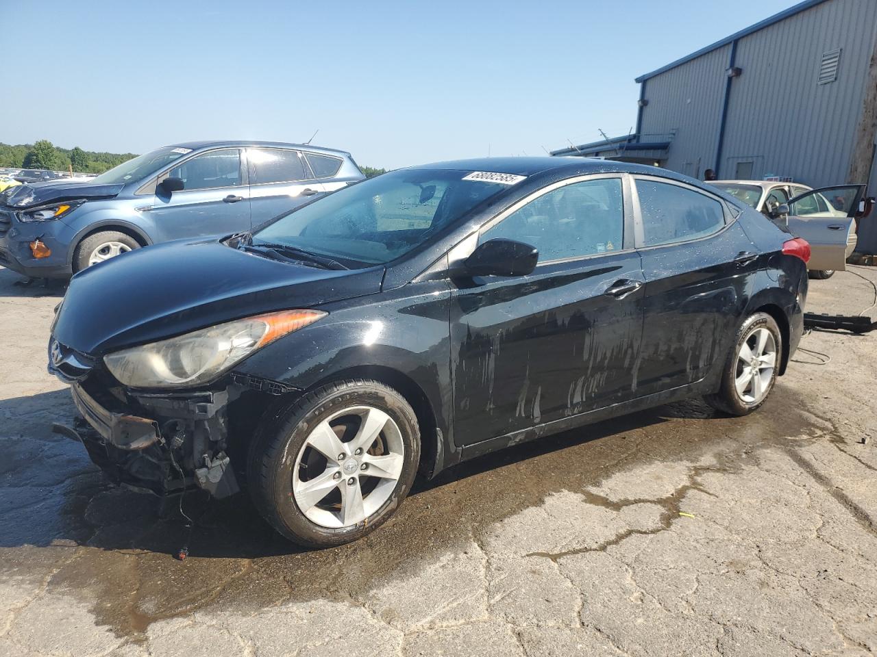 2012 Hyundai Elantra Gls black null gas KMHDH4AE1CU305219 photo #1