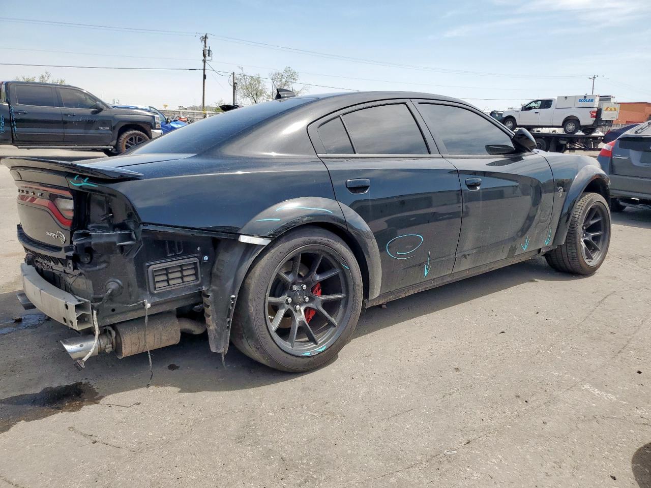 2023 Dodge Charger Srt Hellcat black null gas 2C3CDXL98PH542171 photo #4