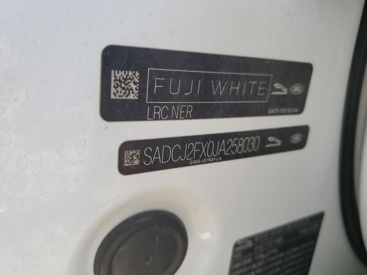 2018 Jaguar F-Pace Premium VIN: SADCJ2FX0JA258030 Lot: 69752515