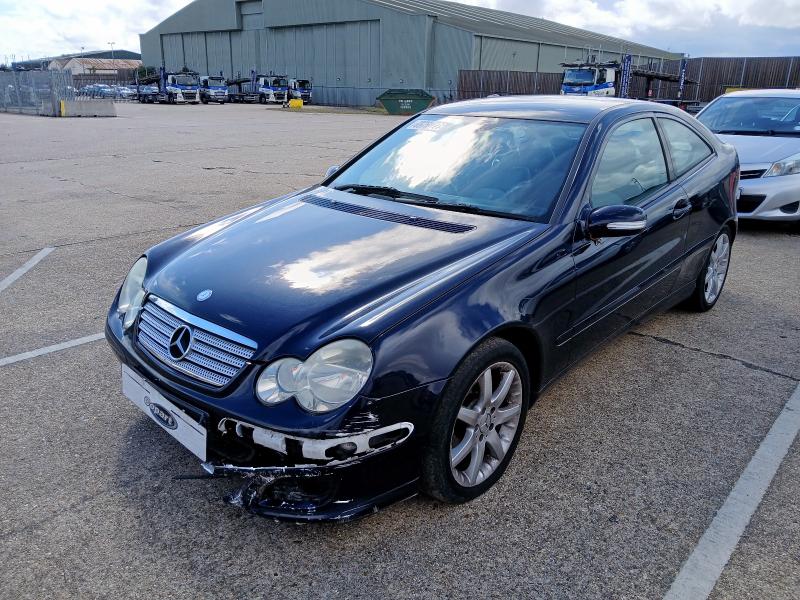 2006 MERCEDES-BENZ C CLASS SE for sale at Copart NEWBURY