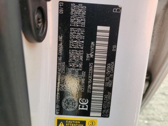 2014 LEXUS RX 350 BASE  