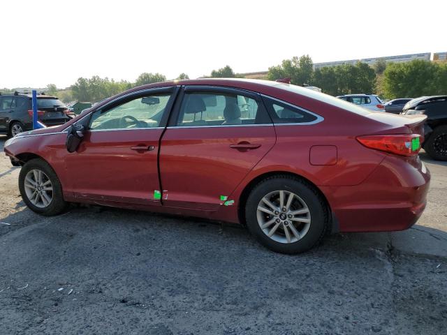  HYUNDAI SONATA 2015 Czerwony
