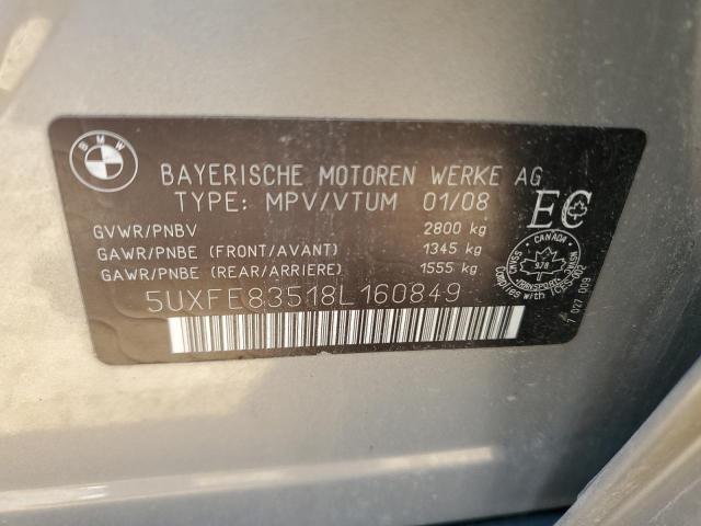 2008 BMW X5 4.8I  