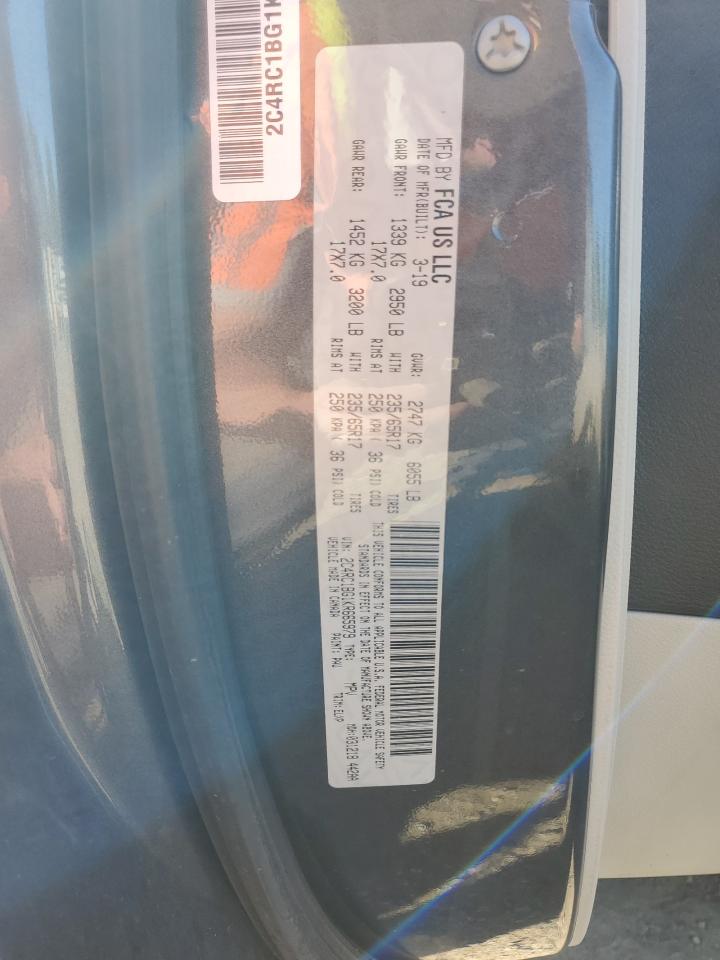 2019 Chrysler Pacifica Touring L VIN: 2C4RC1BG1KR665979 Lot: 69082205