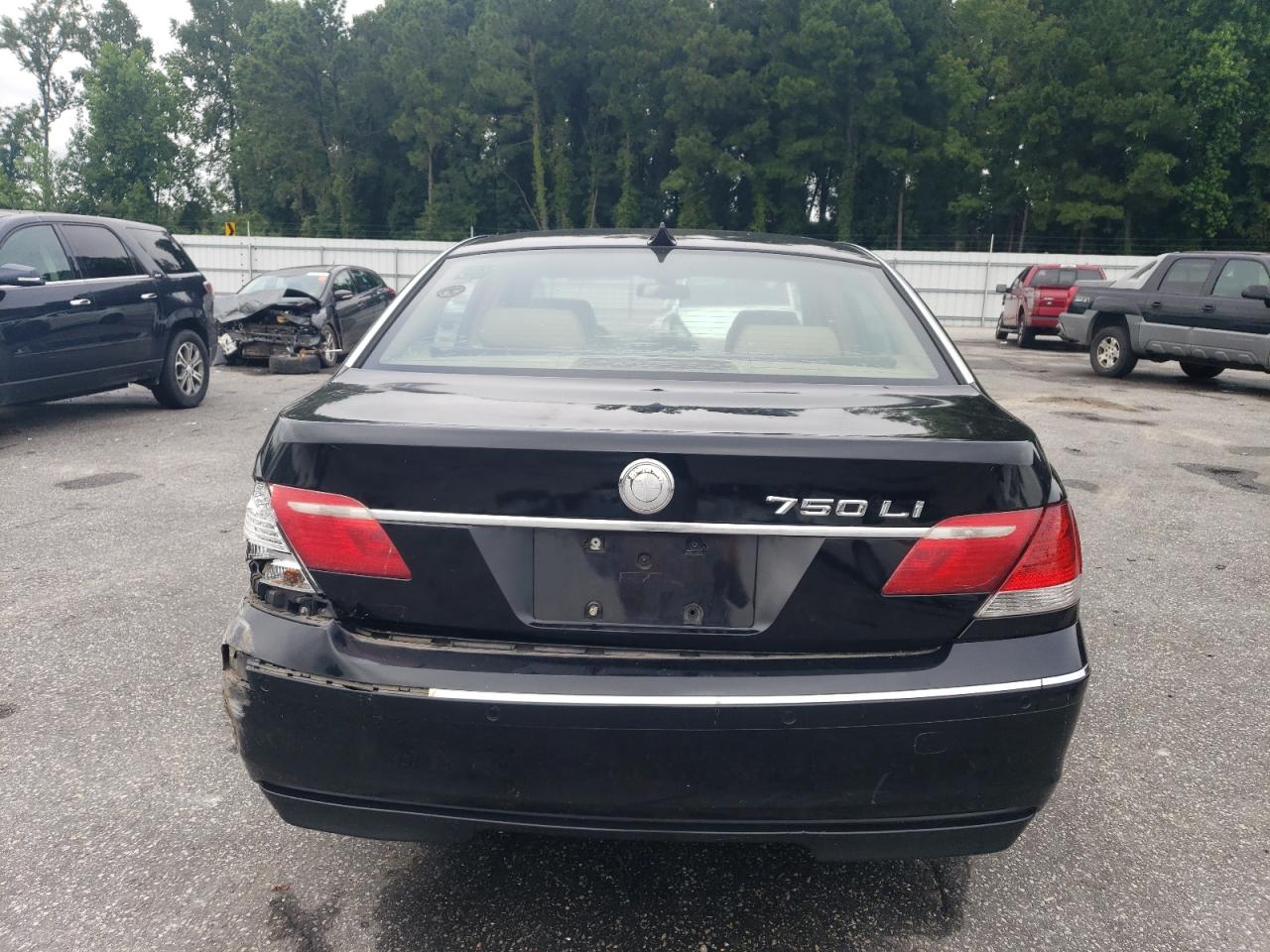 2006 BMW 750 Li VIN: WBAHN83526DT38041 Lot: 67901665