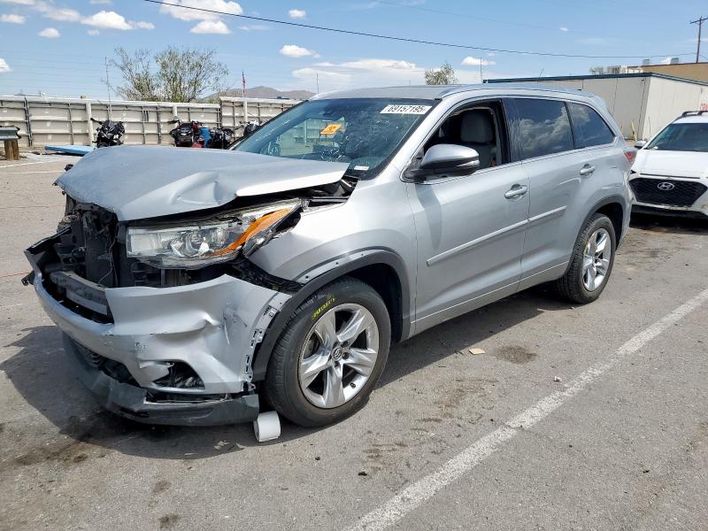  TOYOTA HIGHLANDER 2016 Серебристый