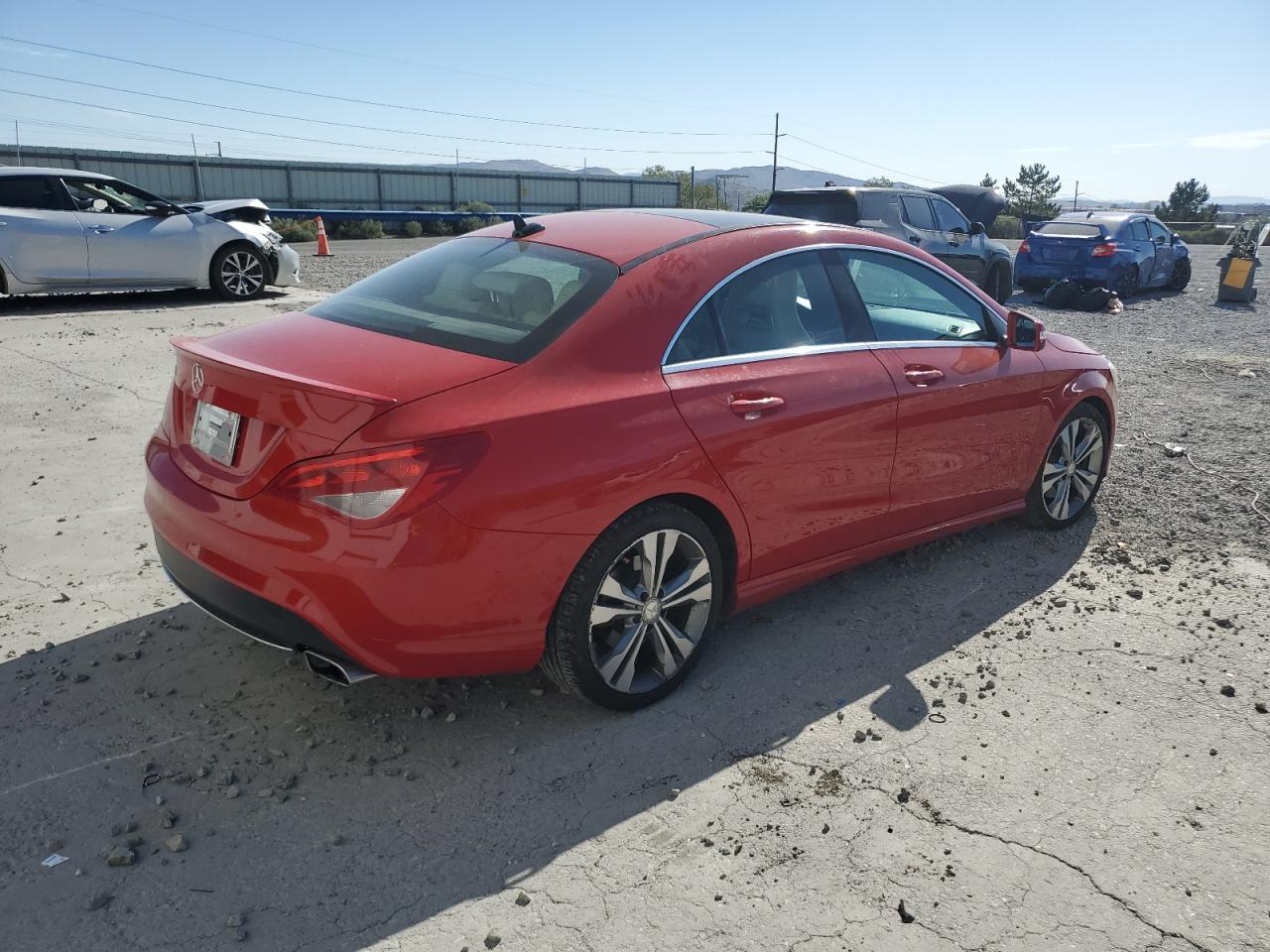 2014 Mercedes-Benz Cla 250 red null gas WDDSJ4EB2EN044041 photo #4