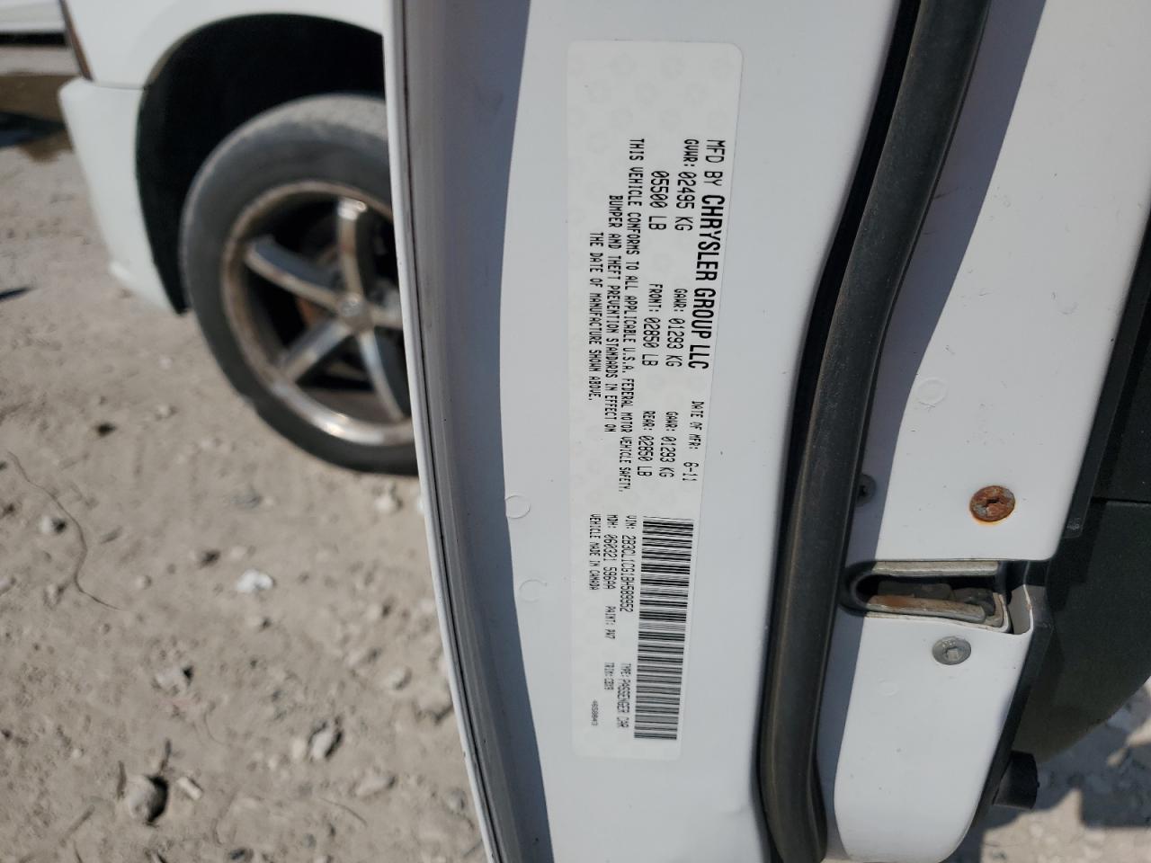 2011 Dodge Charger Police VIN: 2B3CL1CG1BH589952 Lot: 67510035