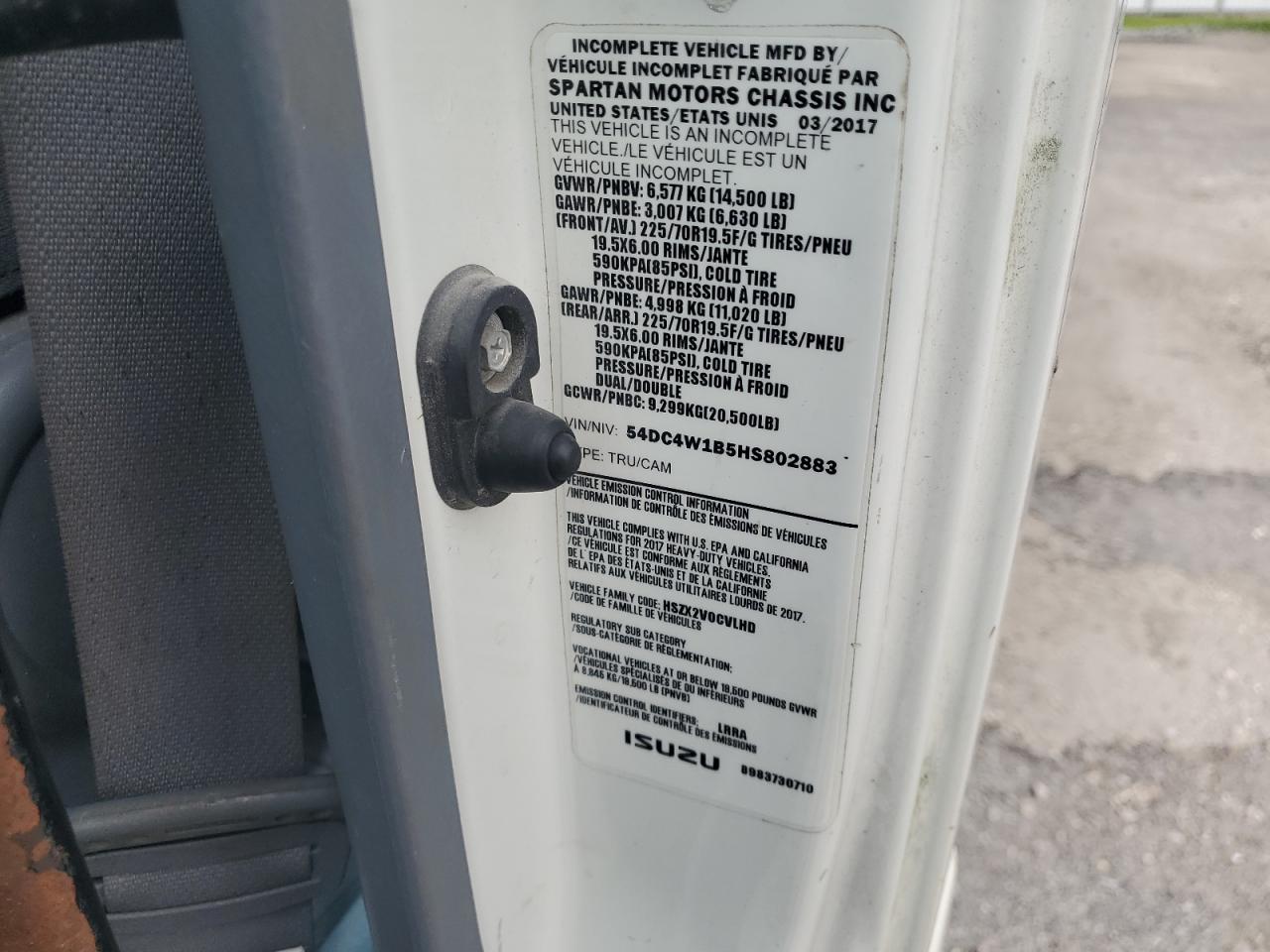 2022 International Cv515 VIN: 1HTKSSWK1NH767858 Lot: 69073985