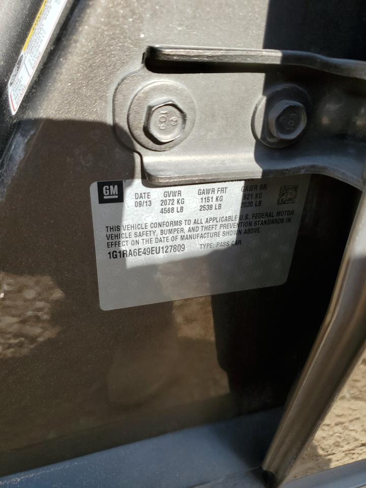 2014 Chevrolet Volt VIN: 1G1RA6E49EU127809 Lot: 66910575