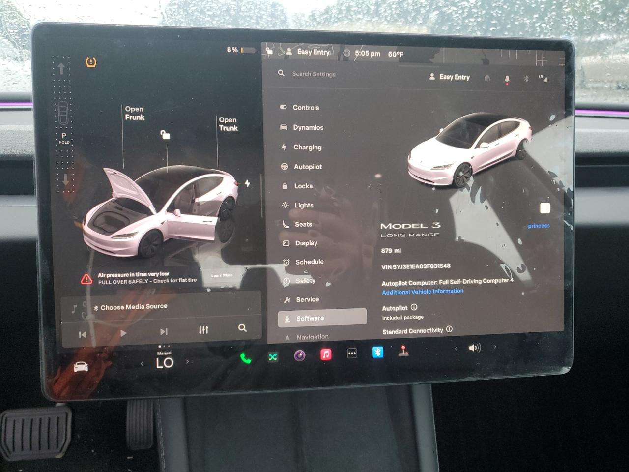 2025 Tesla Model 3 VIN: 5YJ3E1EA0SF031548 Lot: 69654615