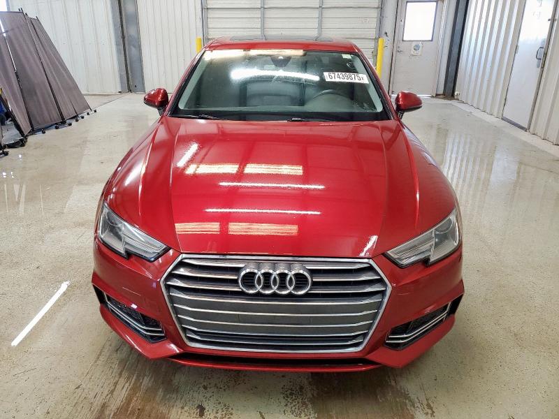  AUDI A4 2018 Czerwony