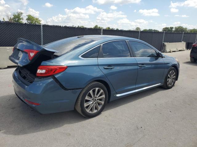  HYUNDAI SONATA 2015 Granatowy