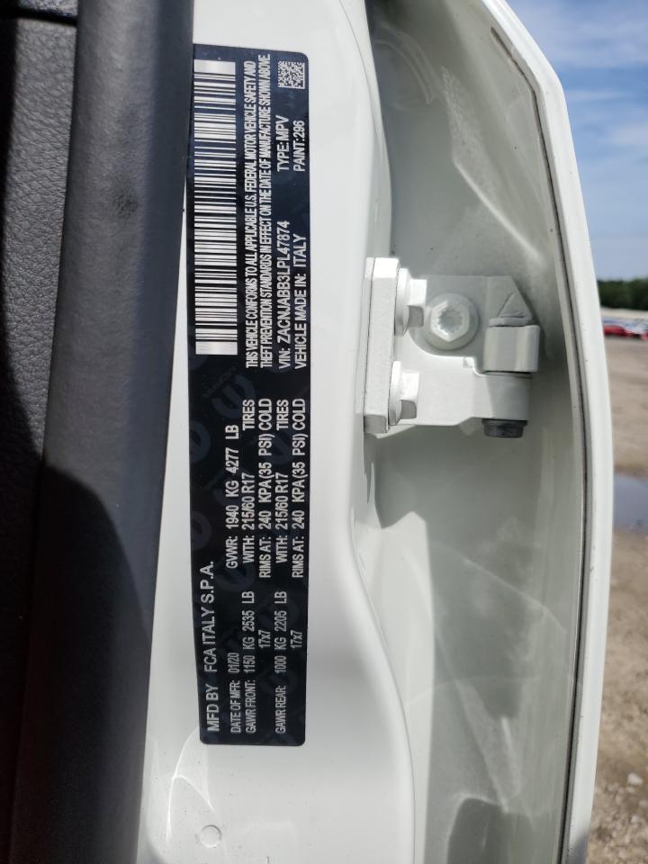 2020 Jeep Renegade Latitude VIN: ZACNJABB3LPL47874 Lot: 71049175