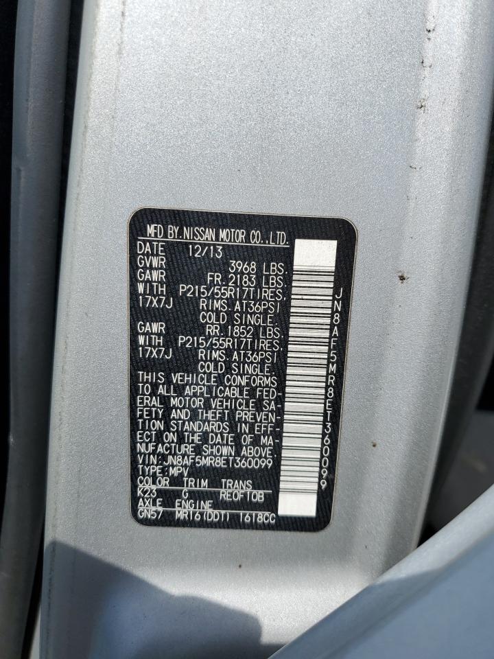 2014 Nissan Juke S VIN: JN8AF5MR8ET360099 Lot: 69673625