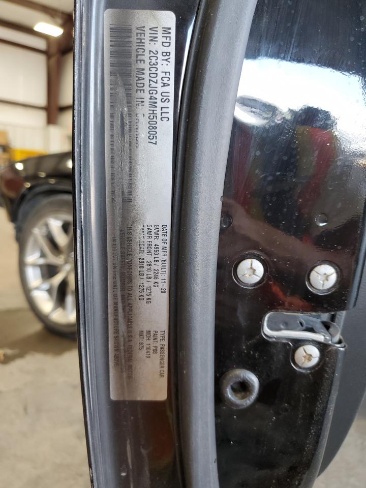 2021 Dodge Challenger Gt VIN: 2C3CDZJG4MH508057 Lot: 67538065