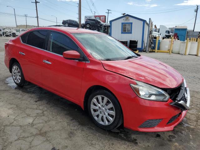 NISSAN SENTRA 2017 Красный