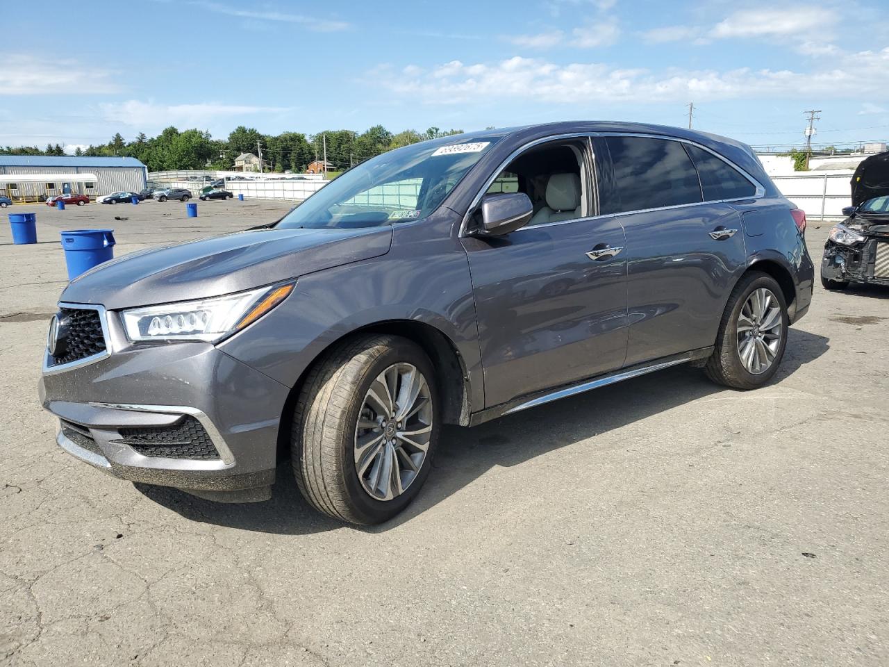 2018 Acura Mdx Technology grey null gas 5J8YD4H56JL028708 photo #1