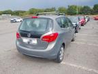 2012 VAUXHALL MERIVA EXCLUSIV for sale at Copart SANDTOFT
