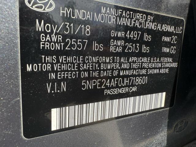 2018 HYUNDAI SONATA SE  