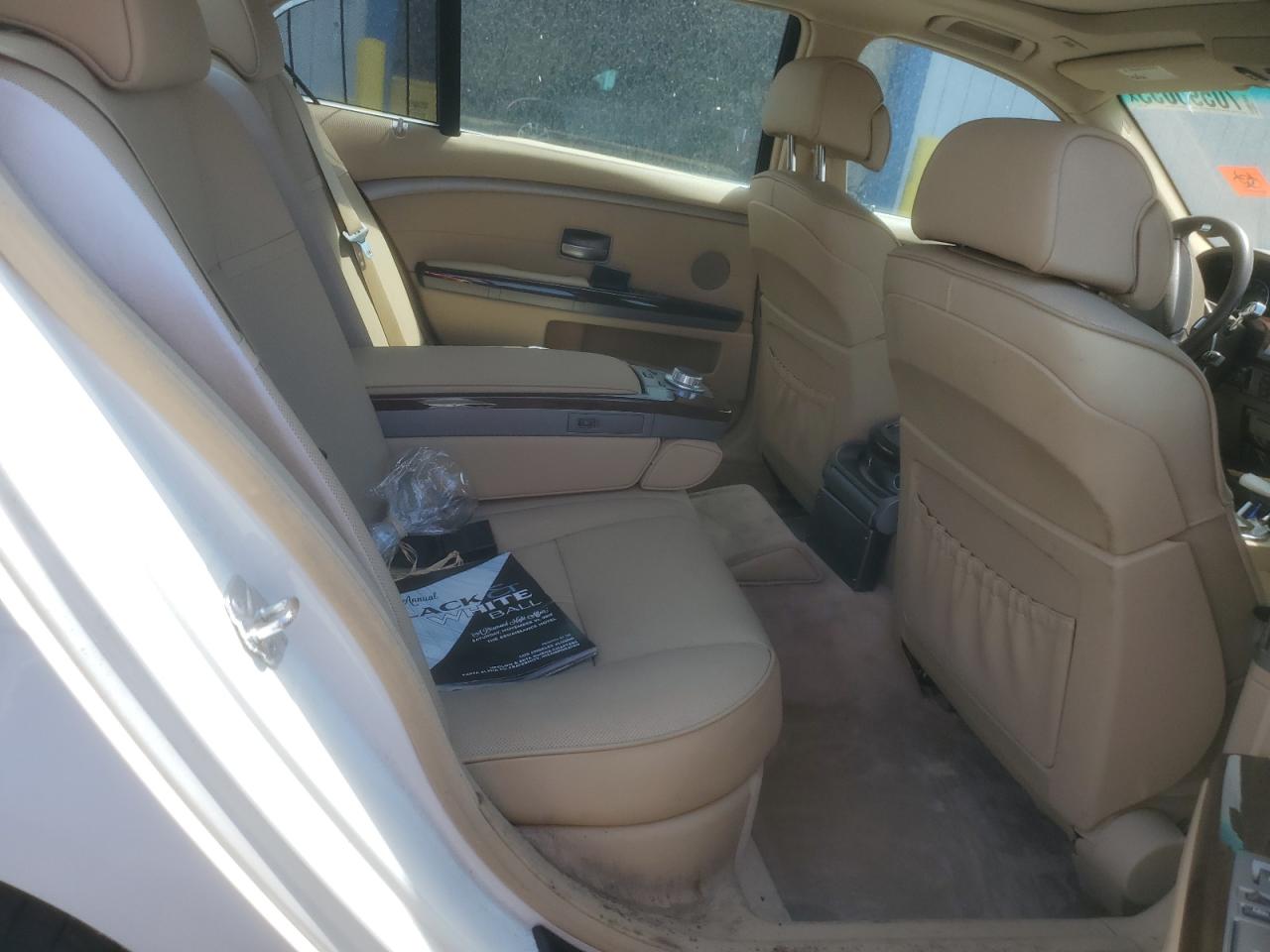 2007 BMW 750 VIN: WBAHN83537DT66481 Lot: 70590055