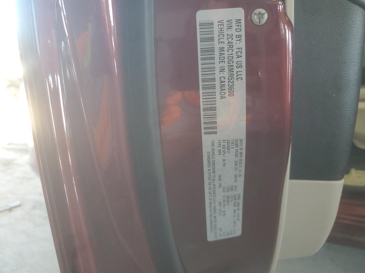 2021 Chrysler Voyager Lxi VIN: 2C4RC1DG8MR523600 Lot: 69986845