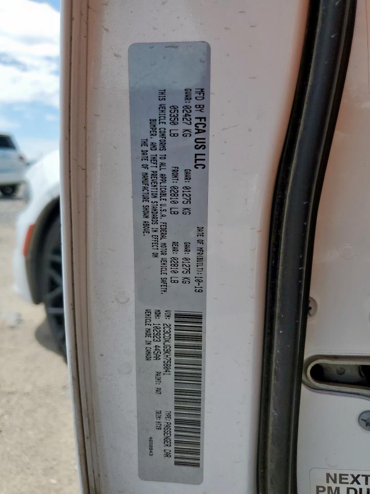 2019 Dodge Charger Sxt VIN: 2C3CDXJG9KH758041 Lot: 69484595