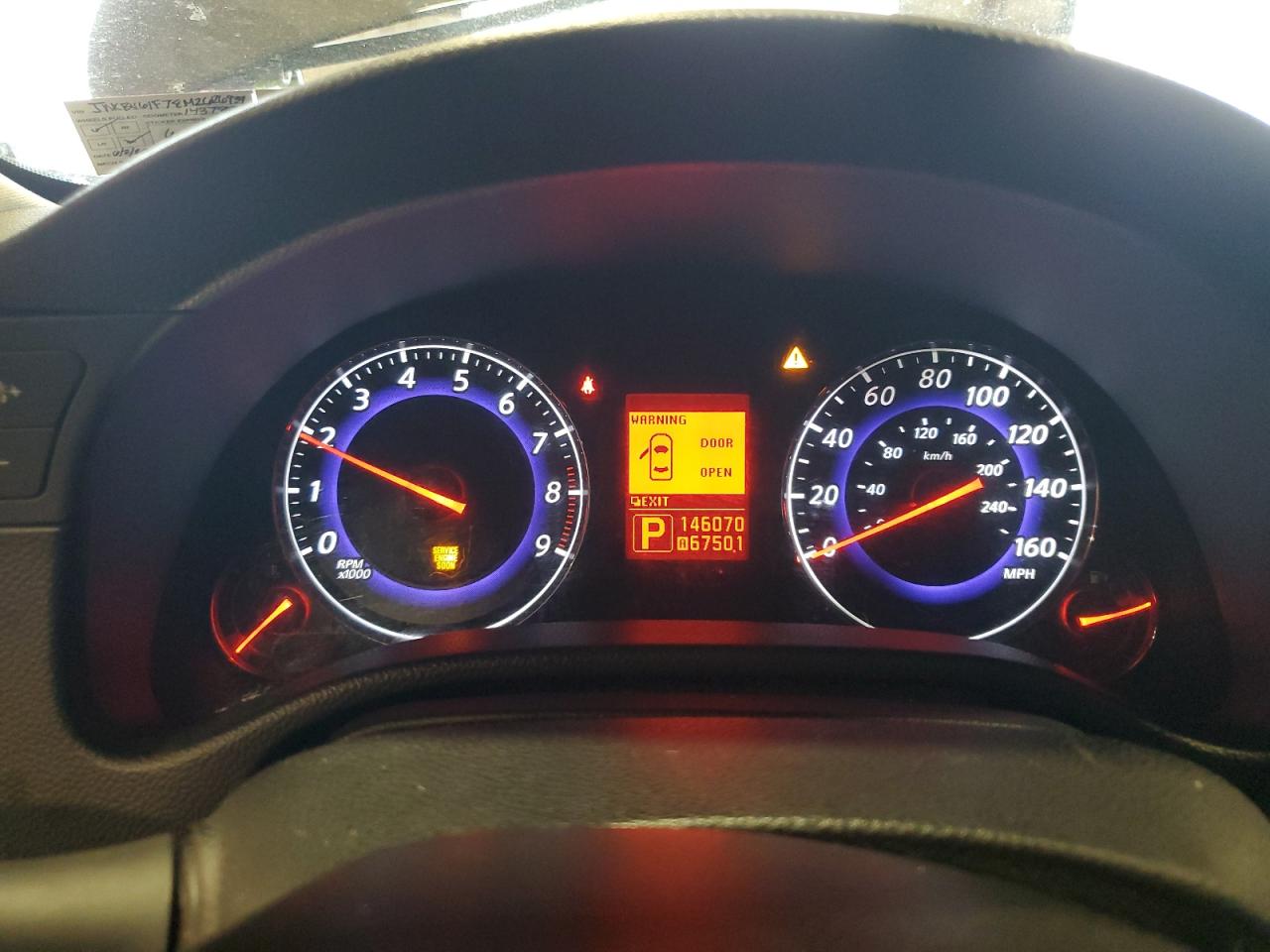 2008 Infiniti G35 VIN: JNKBV61F78M262939 Lot: 67939435