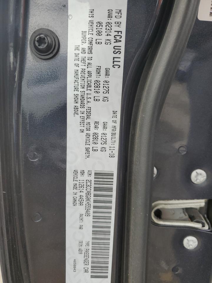 2019 Chrysler 300 S VIN: 2C3CCABG0KH559409 Lot: 68175135