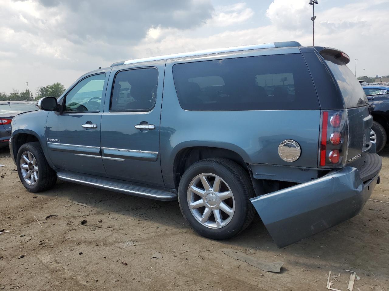 2008 GMC Yukon Xl Denali blue suv gas 1GKFC66898J249604 photo #3