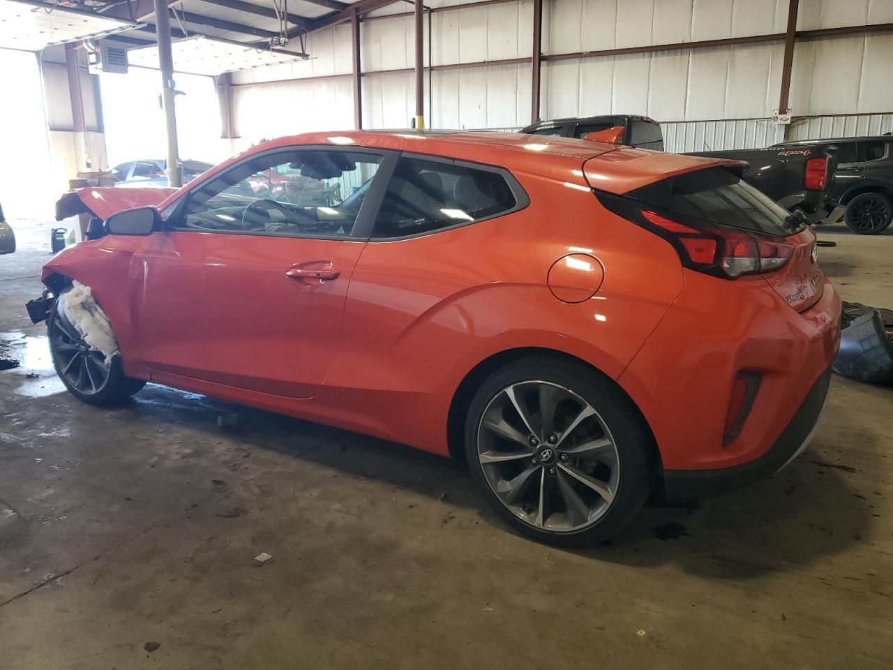 2019 Hyundai Veloster Base orange null gas KMHTG6AF1KU015788 photo #3