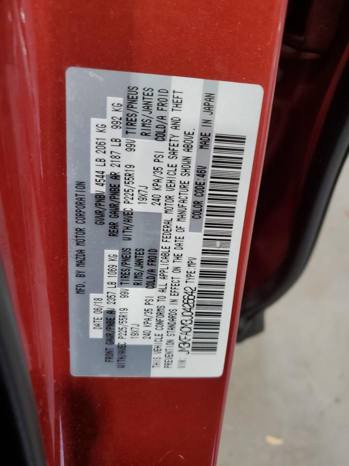 2018 Mazda Cx-5 Touring VIN: JM3KFACM3J0426642 Lot: 66396815