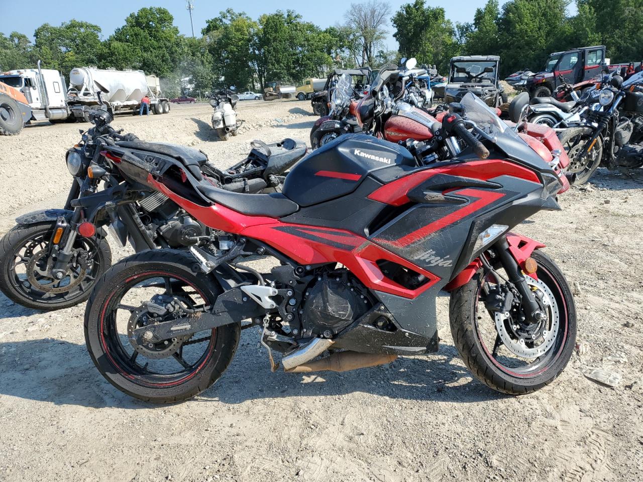 2025 Kawasaki Ex500 red null gas ML5EXGG14SDA59246 photo #1